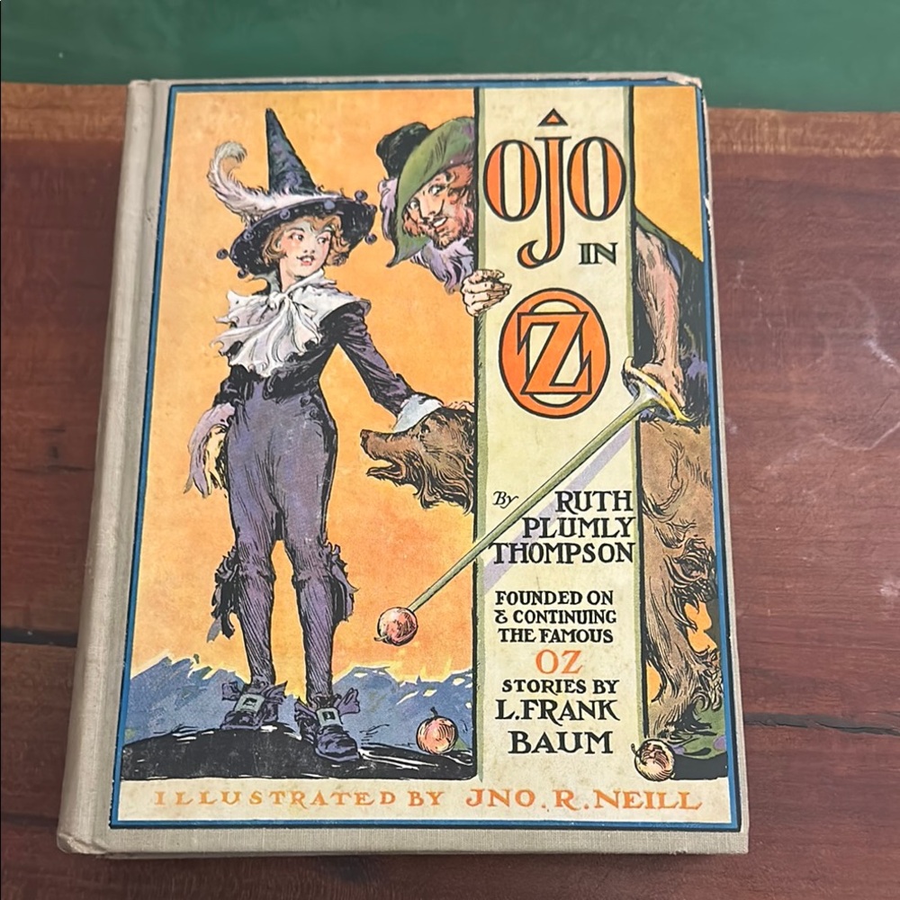 Ojo in Oz by Ruth Plumly Thompson - Illustrated Hardcover